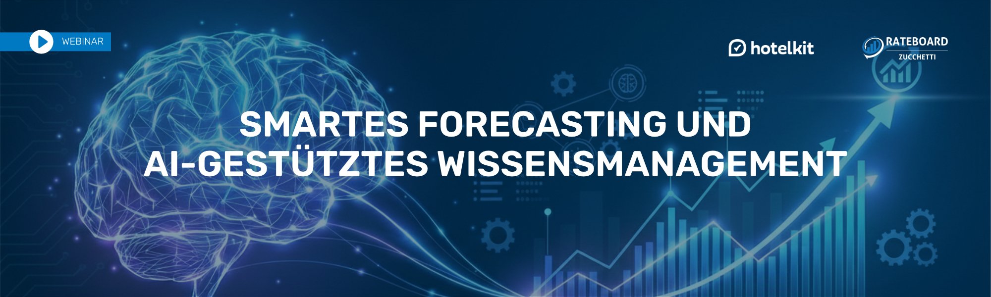 Banner fuer Webinar "Smartes Forecasting und AI-gestuetzes Wissensmanagement" mit hotelkit und RateBoard Banner fuer Webinar "Smartes Forecasting und AI-gestuetzes Wissensmanagement" mit hotelkit und RateBoard
