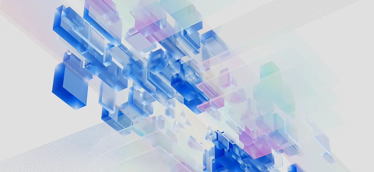 abstract colored boxes